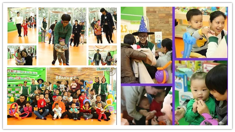 BBunion国际早教邢台中心活动花絮：万圣节，我们过得有点不一样